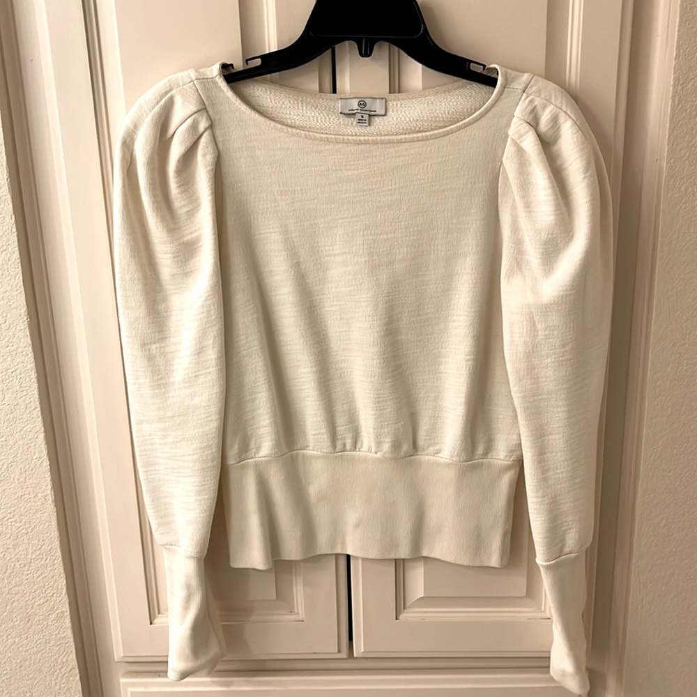 AG puff sleeve sweatshirt